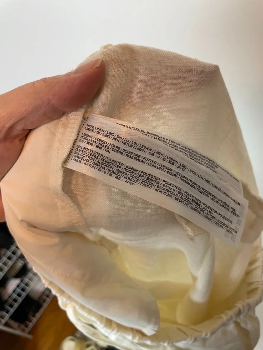 MANGO Linen Straight Leg Drawstring Elastic Waist Beach Quiet Luxury Pants \\ S